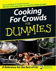 Cover of: Cooking for crowds for dummies