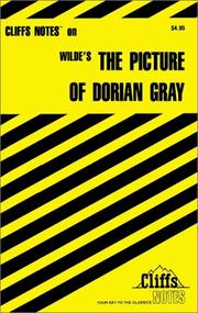 Cover of: The Picture of Dorian Gray (Cliffs Notes) by Stanley P. Baldwin