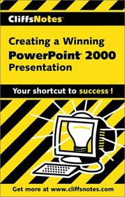 Cover of: Cliffsnotes: Creating a Dynamite Powerpoint 2000 Presentation