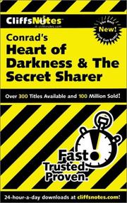 Cover of: CliffsNotes on Conrad's Heart of darkness and The secret sharer