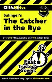 Cover of: CliffsNotes Salinger's The catcher in the rye by Stanley P. Baldwin