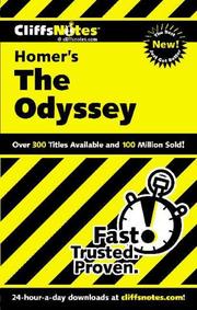 CliffsNotes on Homer's The Odyssey by Stanley P. Baldwin