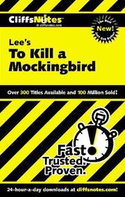 Cover of: CliffsNotes Lee's To kill a mockingbird by Tamara Castleman