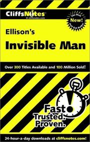 Cover of: CliffsNotes Ellison's Invisible man by Durthy Washington