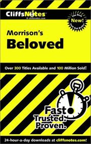 Cover of: Morrison's Beloved (Cliffs Notes)
