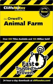 Cover of: Animal Farm (Cliffs Notes) by Daniel Moran
