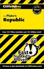 Cover of: CliffsNotes Plato's Republic