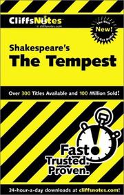 Cover of: CliffsNotes Shakespeare's The tempest by Sheri Metzger
