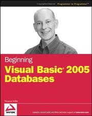 Cover of: Beginning Visual Basic 2005 databases by Thearon Willis, Thearon Willis