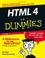 Cover of: HTML 4 For Dummies, 5th Edition