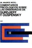Cover of: Comentarios Psicologicos - Vol. V Gurdjieff