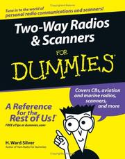 Cover of: Two-way radios & scanners for dummies