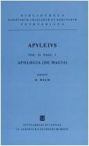 Cover of: Opera Quae Supersunt by Lucius Apuleius, R. Helm