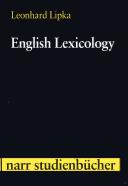 English Lexicology. Lexical Structure, Word Semantics, And Word  Formation