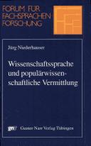 Cover of: Wissenschaftssprache und populärwissenschaftliche Vermittlung