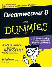 Cover of: Dreamweaver 8 For Dummies by Janine C. Warner