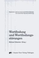 Cover of: Wortfindung und Wortfindungsst orungen