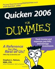 Cover of: Quicken 2006 For Dummies by Stephen L. Nelson