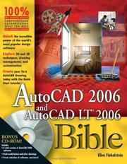 Cover of: AutoCAD 2006 and AutoCAD LT 2006 Bible by Ellen Finkelstein