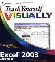 Cover of: Teach Yourself VISUALLY Excel 2003 by Sherry Willard Kinkoph