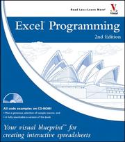 Cover of: Excel Programming | Jinjer Simon
