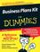 Cover of: Business Plans Kit For Dummies (For Dummies (Business & Personal Finance))