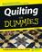 Cover of: Quilting For Dummies (For Dummies (Sports & Hobbies))