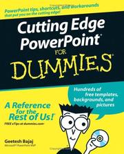 Cover of: Cutting Edge PowerPoint For Dummies