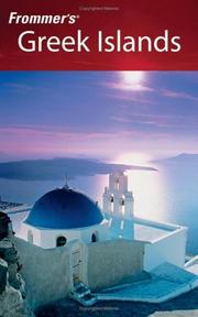 Cover of: Frommer's Greek Islands (Frommer's Complete)