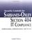 Cover of: Security controls for Sarbanes-Oxley section 404 IT compliance