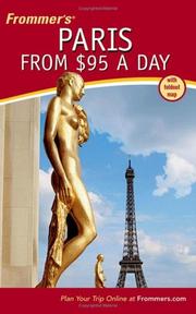 Cover of: Frommer's Paris from $95 a Day (Frommer's $ A Day) by Haas Mroue