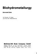 Cover of: Biohydrometallurgy