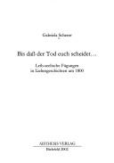 Cover of: Bis Dass Der Tod Euch Scheidet--: Leib-Seelische Fugungen in Liebesgeschichten Um 1800