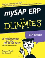 my SAP ERP for dummies by Vogel, Andreas, Andreas Vogel, Ian Kimbell