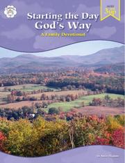 Cover of: Starting the Day God's Way: A Family Devotional by Anita Higman