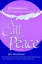 Cover of: A call to peace by James B. McGinnis