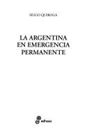 Cover of: La Argentina En Emergencia Permanente
