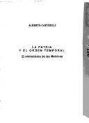 La patria y el orden temporal by Alberto Caturelli
