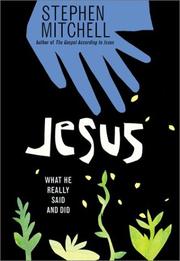 Cover of: Jesus: What He Really Said and Did
