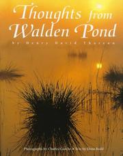 Cover of: Thoughts from Walden Pond by Henry David Thoreau | Charles Gurche