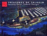 Cover of: Treasures of Taliesin: Seventy-Seventy Unbuilt Designs