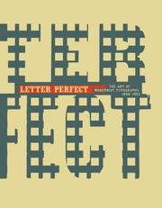 Letter perfect by Ryan, David