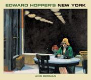 Cover of: Edward Hopper's New York by Avis Berman, Edward Hopper