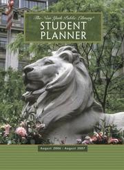 Cover of: The New York Public Library Student Planner: August 2006August 2007