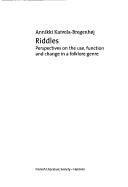 Cover of: Riddles by Kaivola-bregenhoj