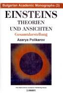 Cover of: Einsteins Theorien und Ansichten: Gesamtherstellung
