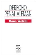 Cover of: Derecho Penal Aleman by Hans Welzel