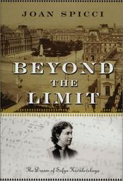 Cover of: Beyond the limit: the dream of Sofya Kovalevskaya