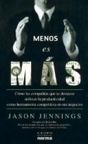 Cover of: Menos Es Mas