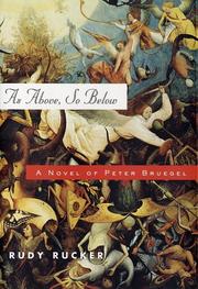 Cover of: As above, so below: a novel of Peter Bruegel